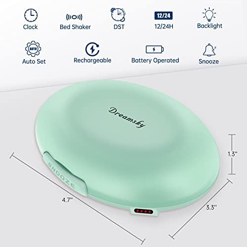 DreamSky Vibrating Alarm Clock for Heavy Sleepers Adults Under Pillow - Image 6