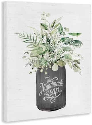 Handmade Soap Botanicals Floral, 24 x 30 Inch Canvas Wall Art - Image 2
