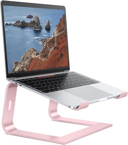OMOTON Laptop Stand, Detachable Mount for MacBook Air/Pro Dell HP Rose Gold by OMOTON