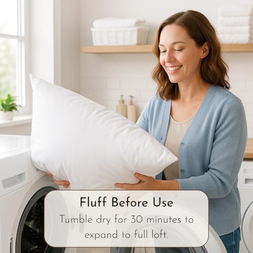 Little Sleepy Head Bed Pillow for Sleeping – Soft & Supportive Hypoallergenic Pillow with Down-Like Fill - King Size Pillow 2 Pack, 20x36 - Image 5