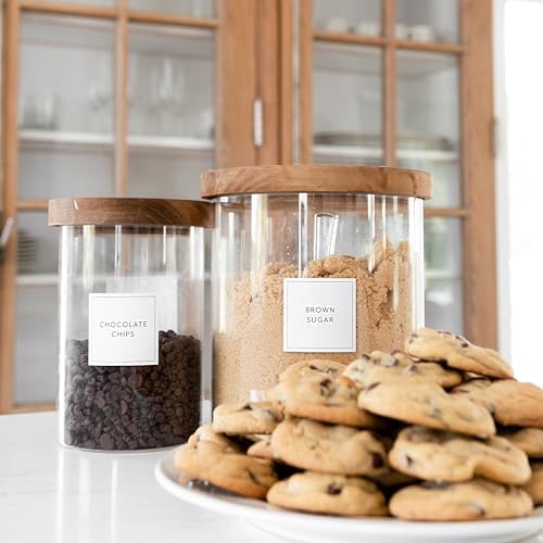 Pantry Labels for Food Containers, 156 Preprinted Kitchen Labels for Storage Bins and Glass Jars, Waterproof Removable Organizing Stickers for Food and Pantry Essentials - Image 5