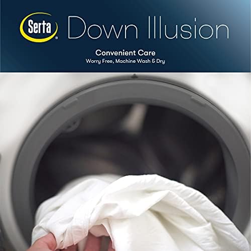 Serta Down Illusion Ultra Support Cotton Pillows, King (2 Pack) - Image 6