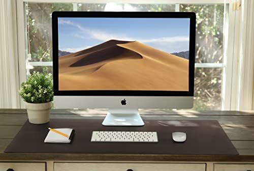 Leather Desk Pad 24" x 17", Vine Creations Office Desk Mat Waterproof Brown - Premium Quality - Smooth Mouse Writing Surface - Maximum Protection Dual-Sided Pu Leather Blotter for Desk Office/Home - Image 6
