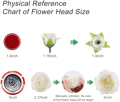 Artificial Peonies Silk Flowers, Faux Peony Bouquet 6 Bundles Florals Arrangements Decor for Farmhouse Home Boho Wedding Table Centerpiece, Fake Plastic Flowers Bulk for Vase Decoration (White, 6PCS) - Image 5