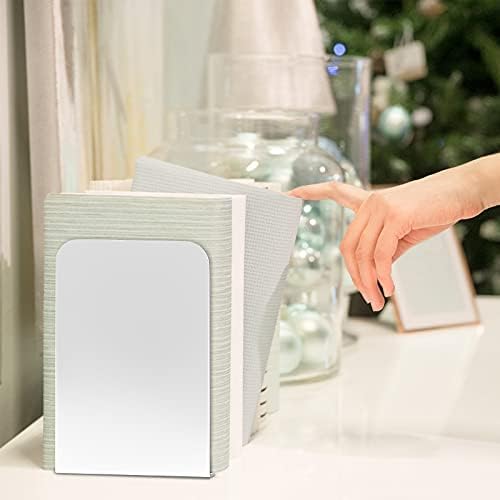 VFINE White Metal Bookends: 2 Pairs for Heavy Books and Shelves - Image 5