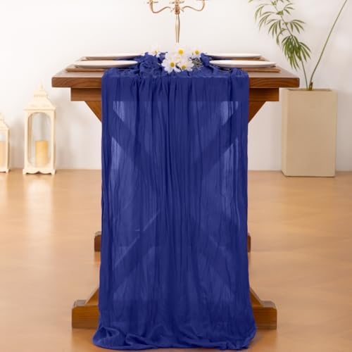 Cheesecloth Table Runner Fall Boho Wedding Birthday Party Home Decor - Image 4