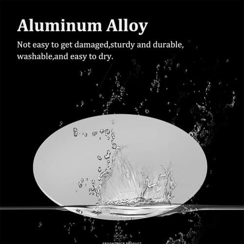 360° Rotation Monitor Swivel Base, Silver Aluminum Alloy Computer Screen Monitor Turntable Stand Flat Panel TV Rotating Swivel Base Mat for iMac,Laptop,Potted Plants,Arts & Crafts and More - Image 5