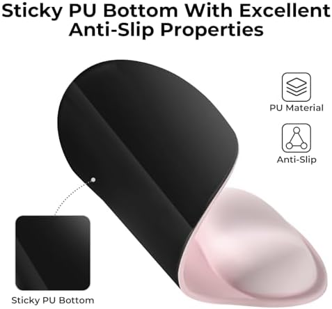 EooCoo Mouse Pad with Gel Wrist Rest, Ergonomic Mousepad Wrist Alignment - Image 6