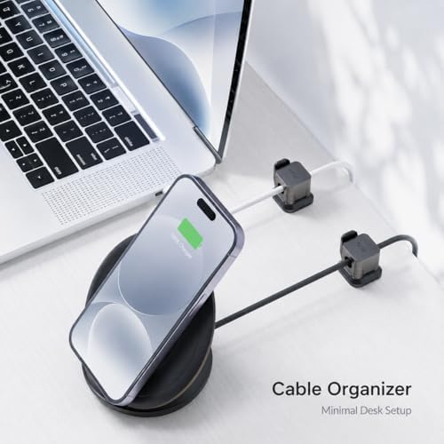 PZOZ Cable Clips 6 Pack, Adhesive Cable Management Clips with Secure Buckle - Image 3