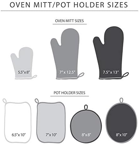KitchenAid Asteroid Oven Mitt Set, 7"x12.5", Pistachio Green, 2 Piece - Image 6