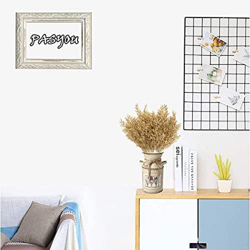 PASYOU Golden Fake Plants, Artificial Flowers Decoration for Christmas Antlers Grass Plastic Faux DIY Crafts Indoor Outdoor Home Garden Party Room Bedroom Wedding Table Centerpiece Decor, Gold 4 Pack - Image 4