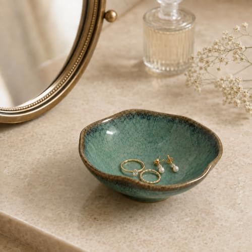 4.7" Small Decorative Bowl, Small Key Bowl, Ceramic Potpourri Bowl - Image 5