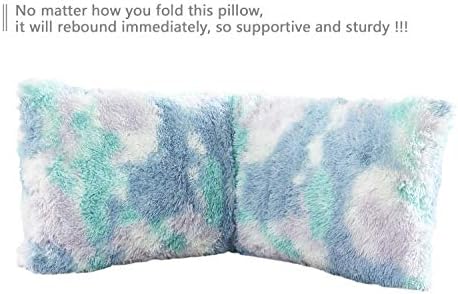 Cozy Plush Fur Body Pillow 20X54 Inches with Premium Filling, Ultra Soft Bed and Sofa Pillow, Vibrant Pastel Colors on Long Pillow, Big Hug Double Pillow, Pregnancy Pillow, Warm Fascinating - Image 6