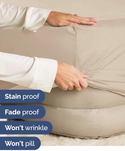 CGK Linens 2 Pack Extra Deep King Fitted Sheets - Cream - Image 5