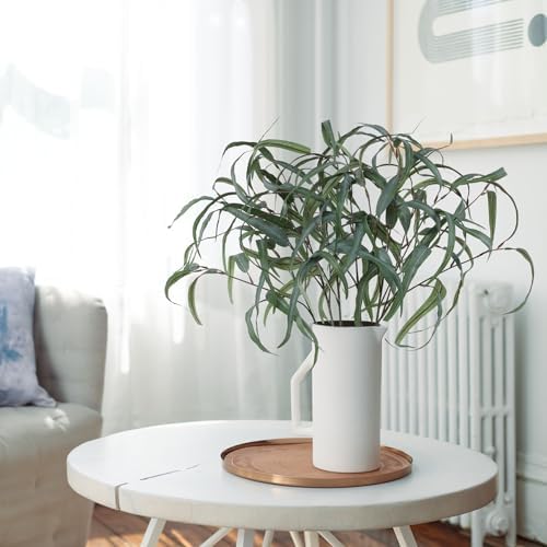 6pcs Artificial Willow Eucalyptus Stems,Long Leaves - Image 4