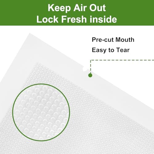 Vacuum Sealer Bags for Food Storage, 300pcs Precut Pint, Quart & Gallon - Image 4