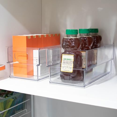 Isaac Jacobs 2-Pack Clear Expandable Storage Bins - Small - Image 5