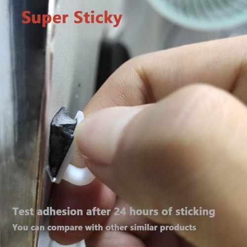 40Pack Adhesive Cable Clips, Wire Holders for Desk Wall Car, Black - Image 4