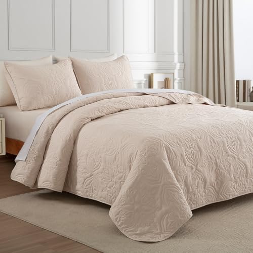 Whale Flotilla Queen Quilt Bedding Set Vintage Damask Reversible Bedspread - Image 2