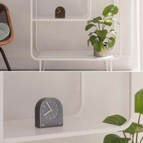 Braun Classic Analogue Alarm Clock with Snooze and Continuous Backlight, Quiet Quartz Movement, Crescendo Beep Alarm in White, Model BC22W. - Image 6