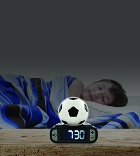 LEXiBOOK, Soccer Ball Nightlight Alarm Clock, RL800FO - Image 4