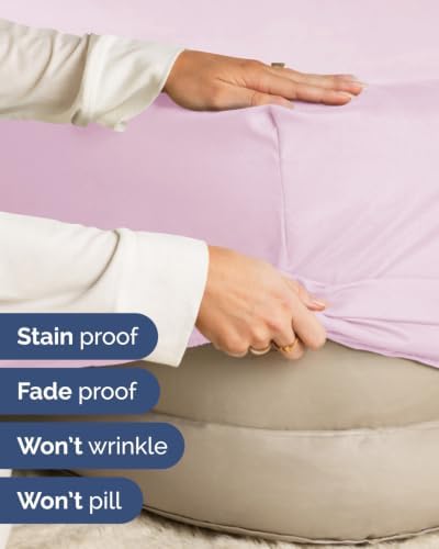 CGK Extra Deep Flex Top Split Head King Fitted Sheet Only - Light Pink - Image 6