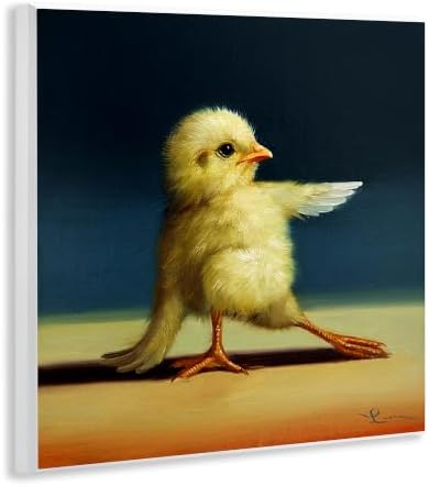 Funny Yoga Chicks Animal, 12 x 12 Inch Mounted Print on Wall Plaque - Image 2