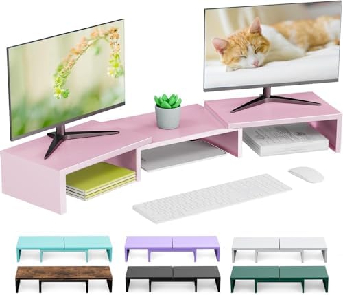 Dual Monitor Stand Riser by OUTIOE