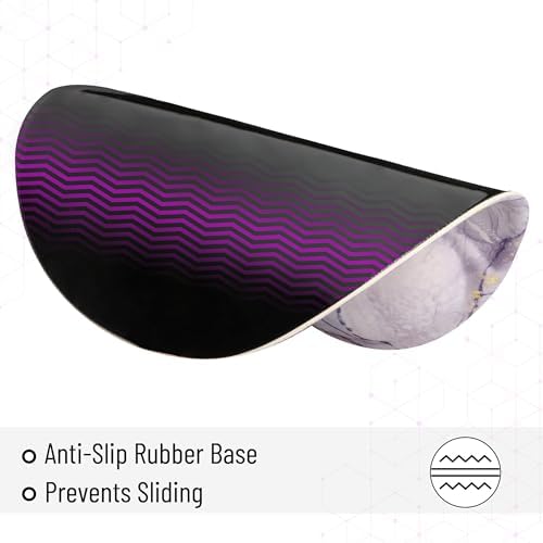 Mr. Pen- Ergonomic Mouse Pad with Wrist Rest, Pink Marble Luxe Design - Image 5
