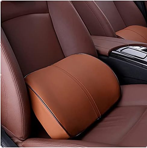 ZHONGLI Memory Foam Lumbar Support Pillow-Middle/Lower Back Support Cushion-Used for car Seats, Office Chairs, recliners, etc. (Khaki) by ZHONGLI
