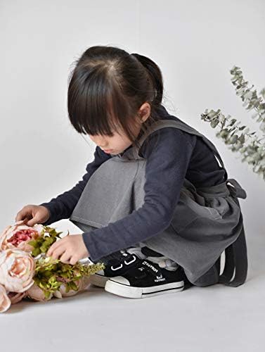Children Cotton Apron Japanese Style Bib Home Clothes Painting Soft Comfort Pinafore Apron for Girls Boys - Image 2