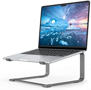 SOUNDANCE Laptop Stand for Desk, Metal Riser, Fits 12-17.3 Inch,Grey by Soundance