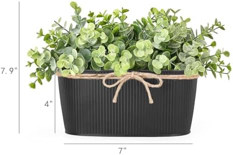 Dahey Artificial Fake Plants Indoor for Farmhouse Table Laundry Room Decor - Image 5