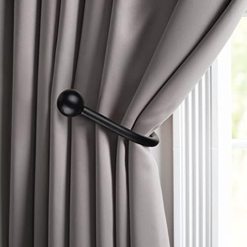 Curtain Holdbacks Tiebacks, 4pcs Curtains Holder Hooks for Home Decor - Image 2