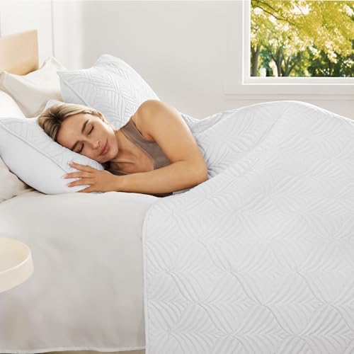 Whale Flotilla Extra Soft Queen Quilt Bedding Set, Lightweight Bedspreads - Image 3