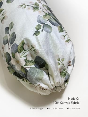 Plastic Bag Holder-Eucalyptus Floral Grocery Bag Organizer-Summer Kitchen Decor & Gifts - Image 3