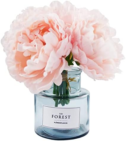 Tinsow Artificial Peony for Home Decoration, 5 Pcs Faux Peonies with Stems, Silk Flowers Bouquet for Wedding Decoration and Flower Arrangement by Tinsow