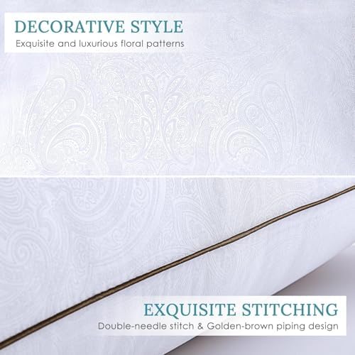 HUXMEYSON Pillows Standard Size Set of 2, Down Alternative Fill - Image 4