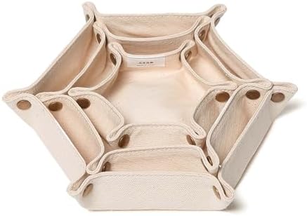 Canvas Storage Tray Key Tray Catchall Tray Stylish and Practical Organizer - Image 4
