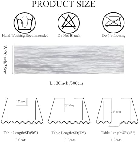 12Pack White Cheesecloth Table Runner 20x120inch Gauze Table Runners - Image 4