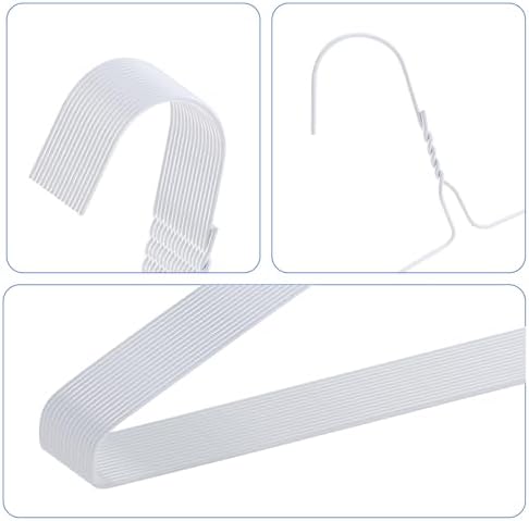 30 Pack Metal Wire Hangers Bulk 15.9 Inch 13 Gauge Dry Cleaner Hangers - Image 4