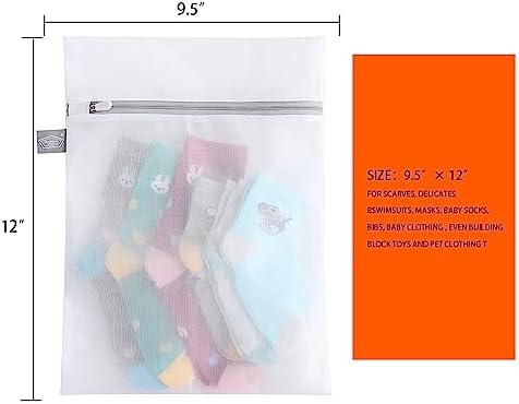 Kimmama Lingerie Bags for Washing Delicates, Mesh Laundry Bag for Delicates - Image 2