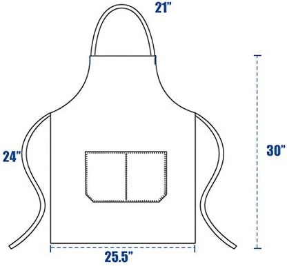 DUSKCOVE 12 Pack Plain Bib Aprons with 2 Pockets - Blue Unisex Commercial Apron Bulk for Kitchen Cooking Restaurant BBQ Painting Crafting - Image 2