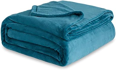 Bedsure GentleSoft Fleece Blankets King Size Teal - Bed Blanket Soft Lightweight Plush Cozy Fuzzy Luxury Microfiber, 108x90 inches by BEDSURE