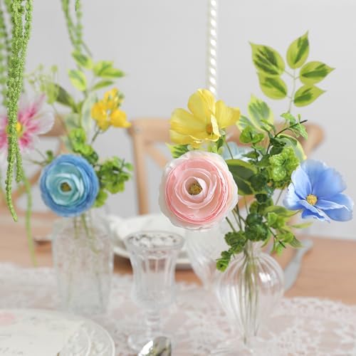 Serra Flora Artificial Flowers Combo Set Faux Flowers Bulk Flower Leaf with Stems for DIY Wedding Bouquets Centerpieces Baby Shower Party Home Decorations - Image 6