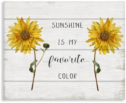 Stupell Industries Sunshine Favorite Color, 24 x 30 Inch Canvas Wall Art by StupellIndustries