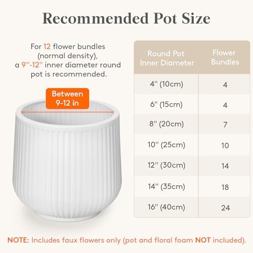 Lifewit Artificial Flowers for Outdoor, Faux Flowers for Garden Decor - Image 3