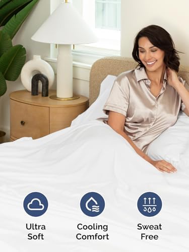 CGK Extra Deep Twin XL Single Fitted Sheet Only - White - Image 3