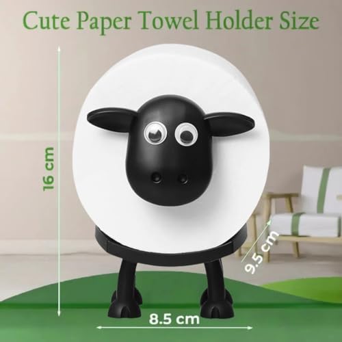 3 Pack Sheep Toilet Paper Holder, 3D Printed Black Sheep Toilet Roll Holder - Image 2