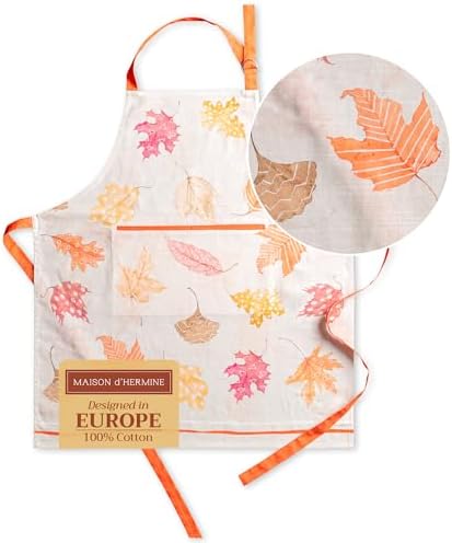 Maison d' Hermine Aprons for women with Pocket 100% Cotton (27.50"x31.50") by MaisondHermine